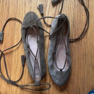 Madewell Brown Suede Flats